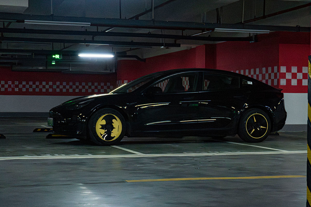 matte black car