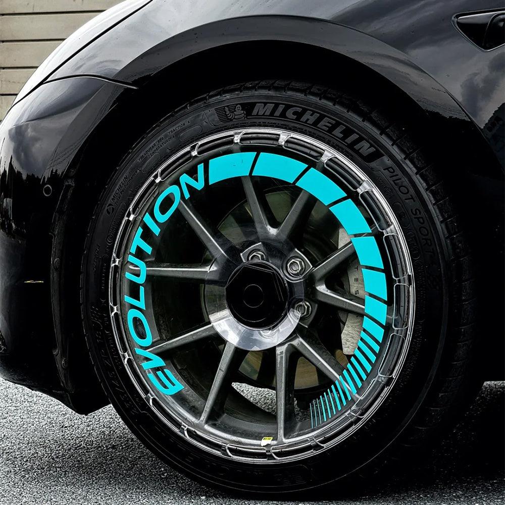 Tesla Wheel Covers Masked Rider Customization - For-Tesla