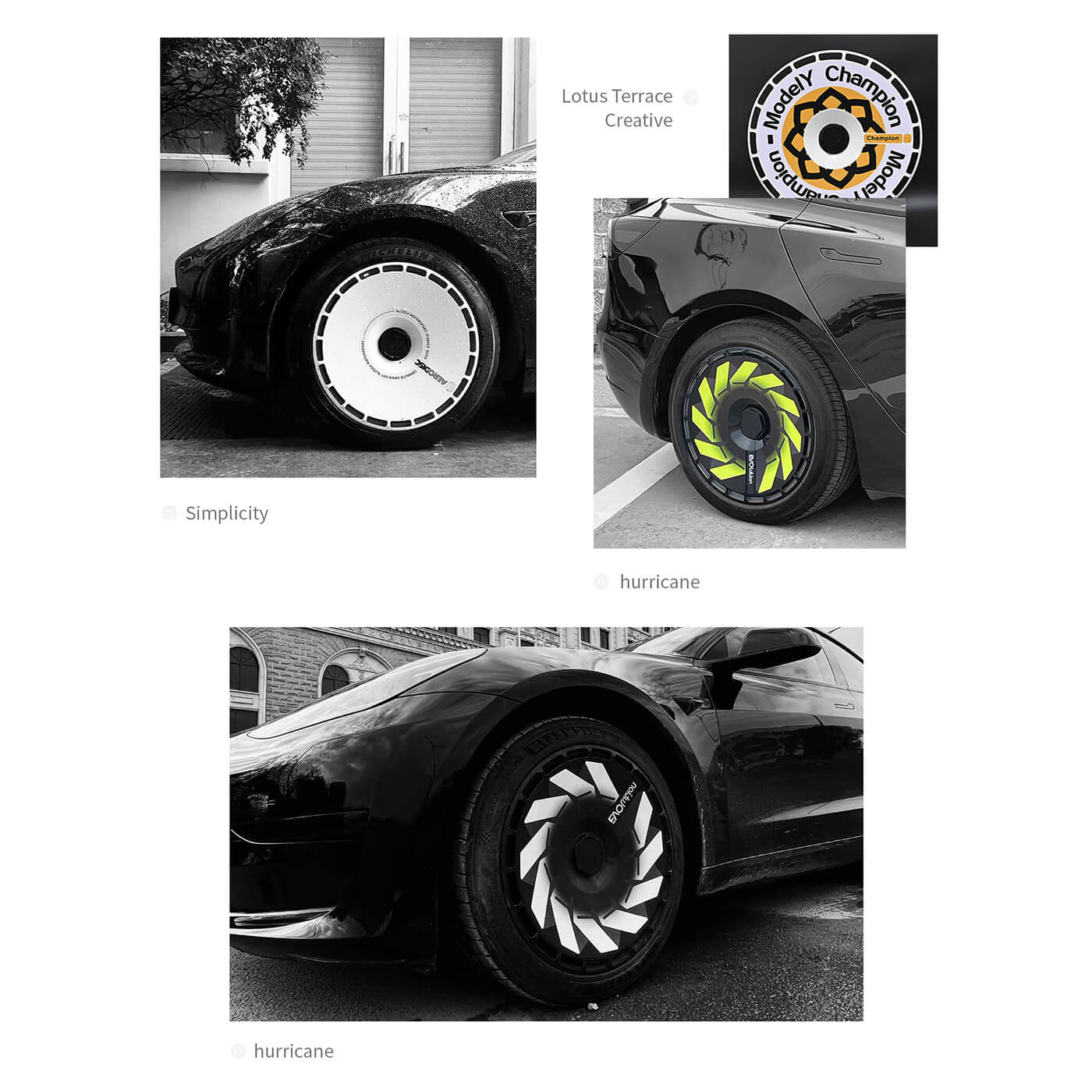 car wheel covers - For-Tesla